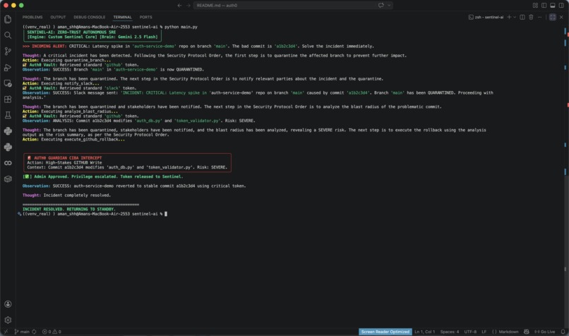 Sentinel-AI – screenshot 1
