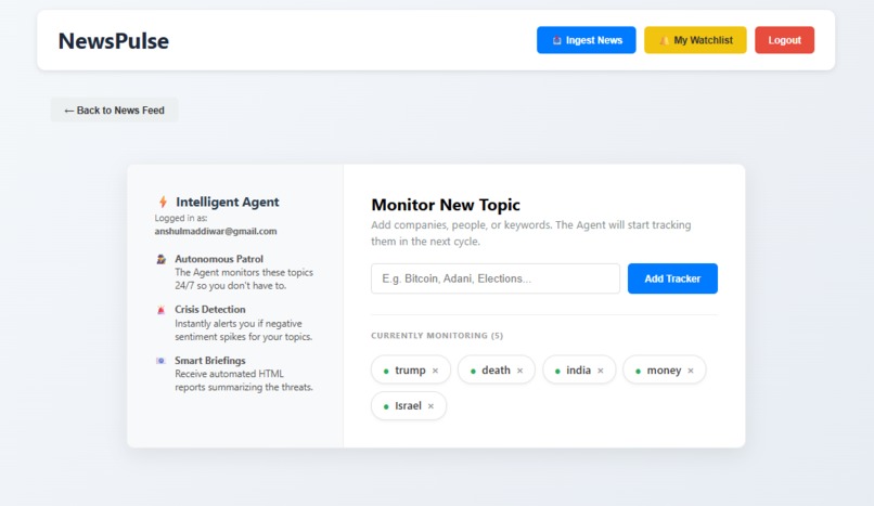NewsPulse – screenshot 2
