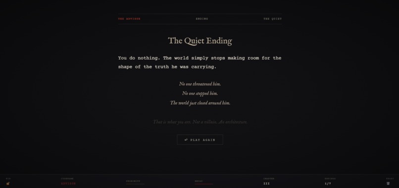 The Quiet Counsel – screenshot 2