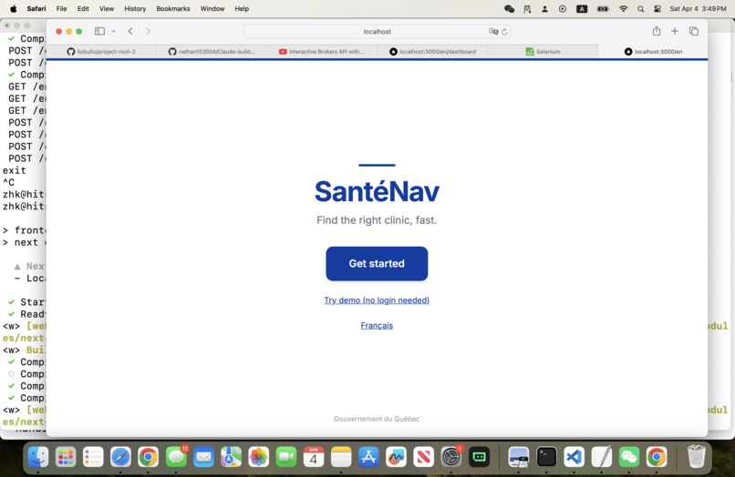 SanteNav – screenshot 1