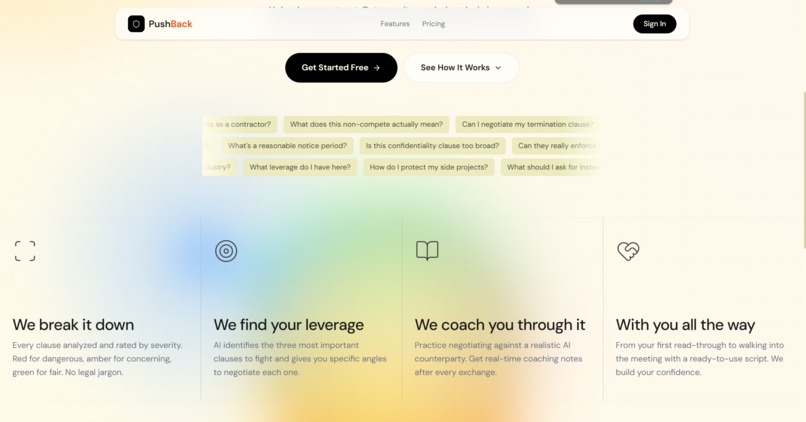 PushBack – screenshot 2