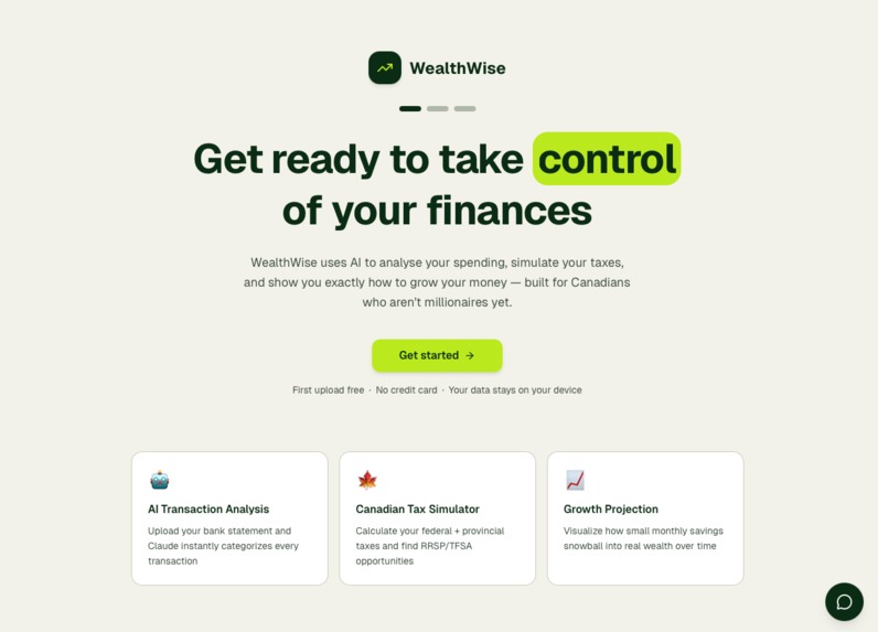 WealthWize – screenshot 1