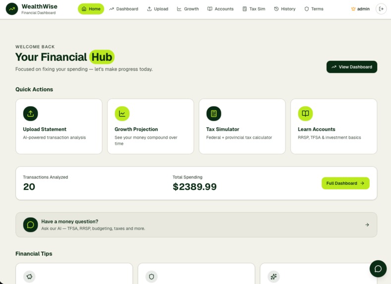 WealthWize – screenshot 4