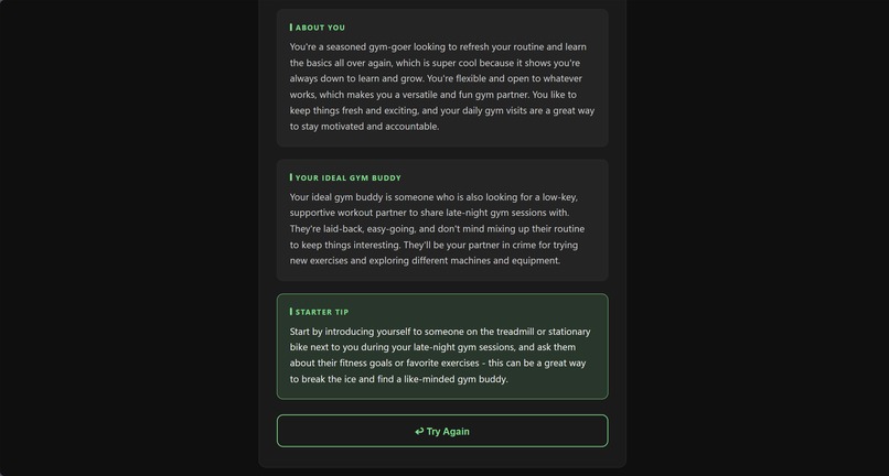 GymBuddy AI – screenshot 4