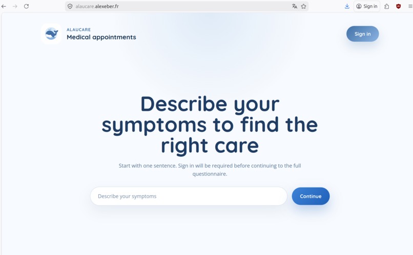 AlauCare – screenshot 1