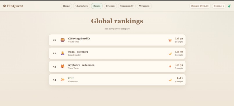 FinQuest – screenshot 4