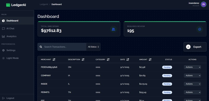 Ledger AI – screenshot 2