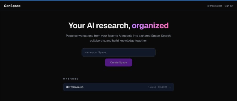 GenSpace – screenshot 1