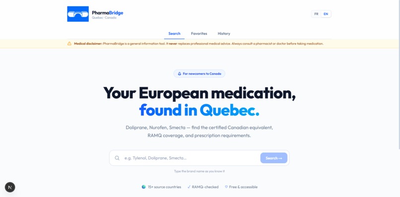 PharmBridge – screenshot 2