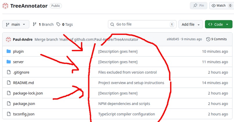Github Tree Annotator – screenshot 1