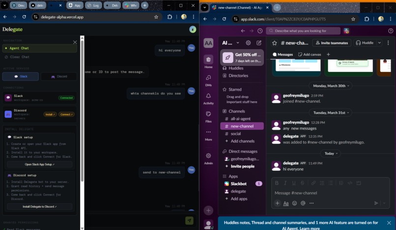 Delegate – screenshot 1