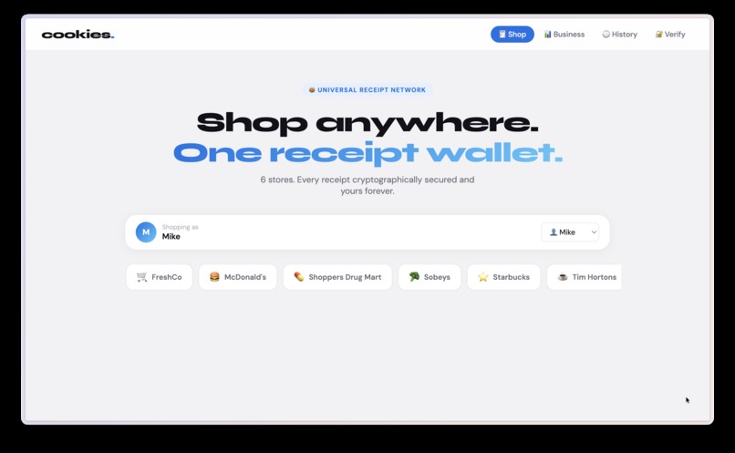 cookies. – screenshot 1