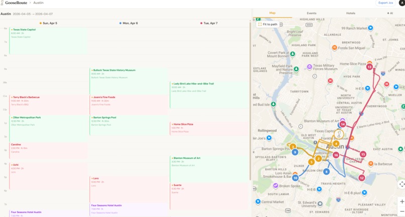 GooseRoute – screenshot 3