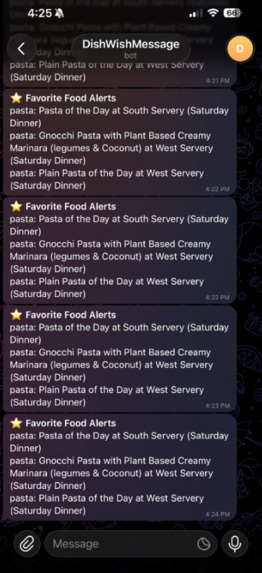 DishWish – screenshot 1