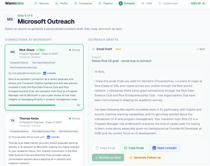 WarmIntro – screenshot 1