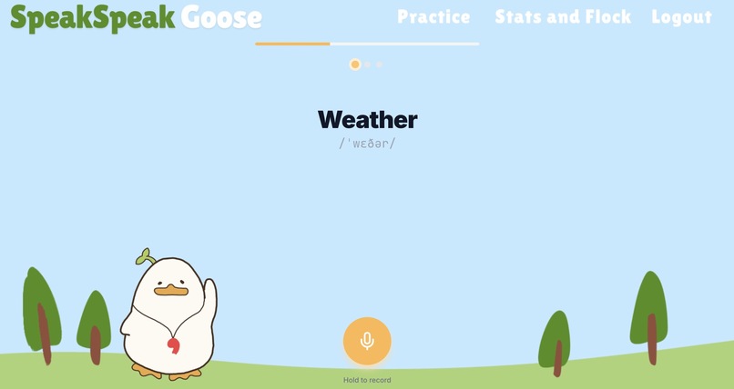 SpeakSpeak Goose – screenshot 1