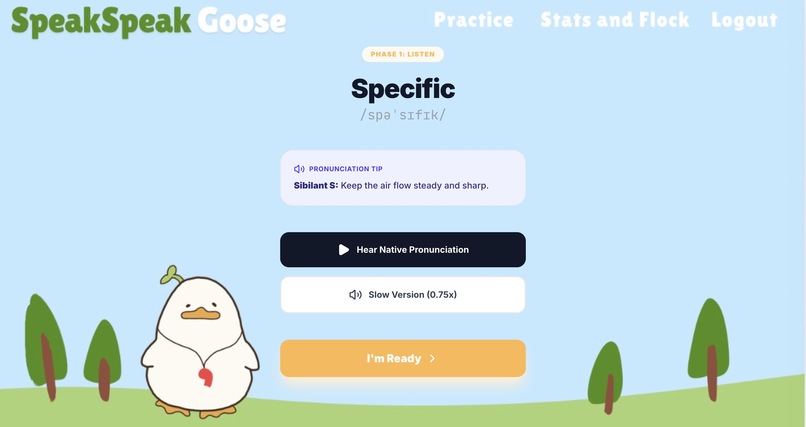 SpeakSpeak Goose – screenshot 2