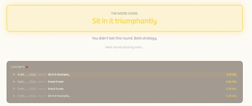 Goose Bets – screenshot 4