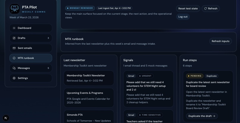 PTA Pilot – screenshot 4