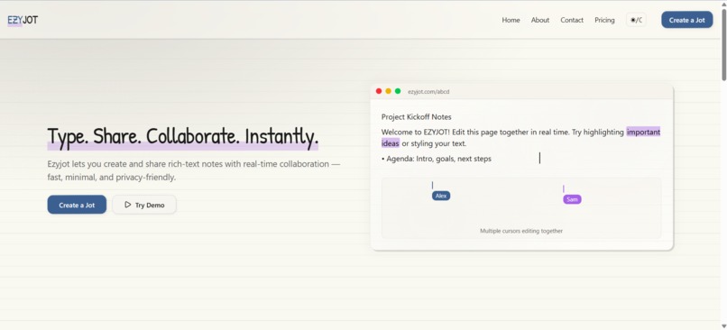 Ezyjot – screenshot 1