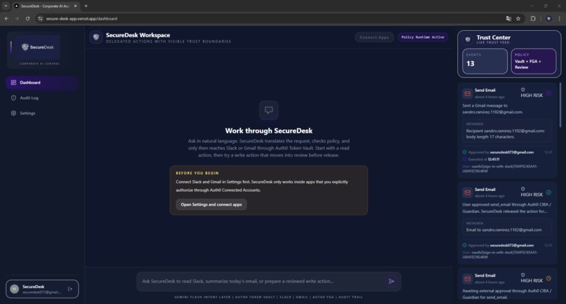 SecureDesk – screenshot 3