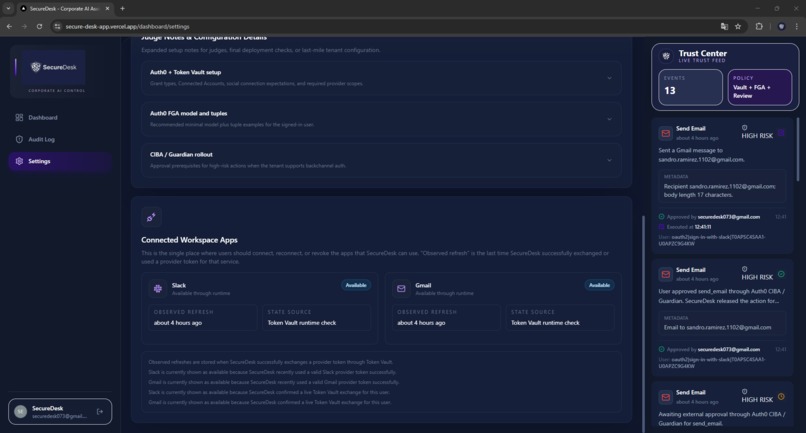 SecureDesk – screenshot 5
