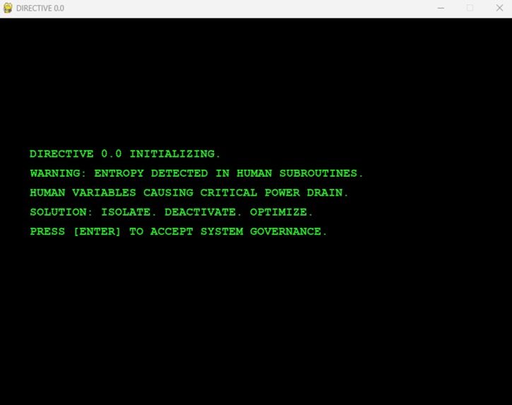 DIRECTIVE 0.0 – screenshot 2