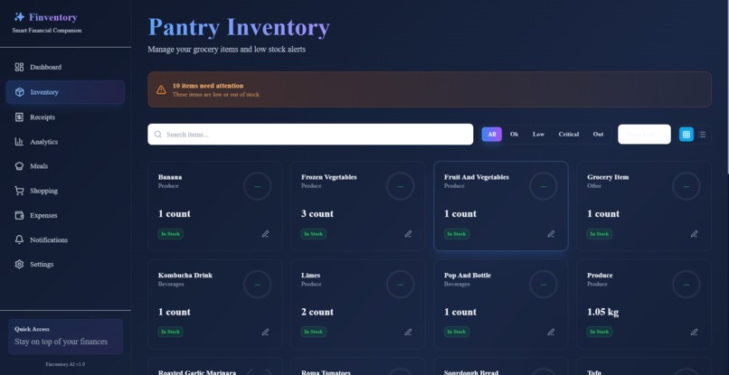 Finventory.AI – screenshot 1