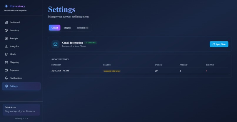 Finventory.AI – screenshot 3