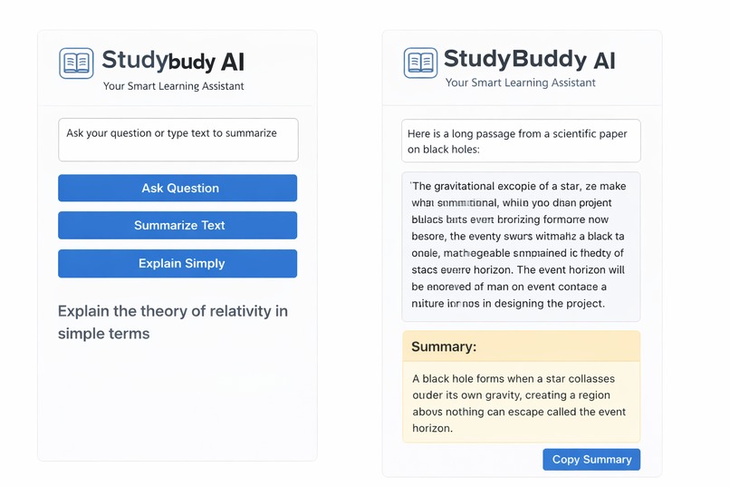 StudyBuddy AI – Smart Learning Assistant – screenshot 1