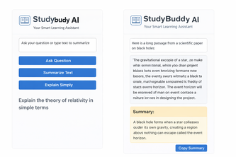 StudyBuddy AI – Smart Learning Assistant