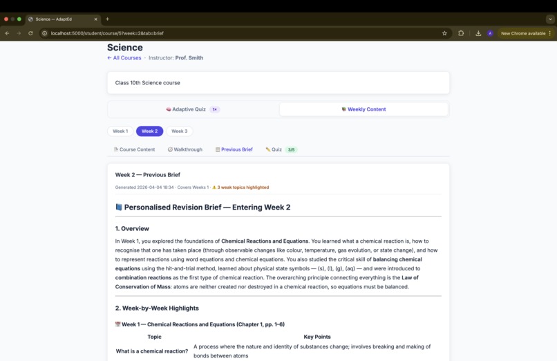 AdaptEd – screenshot 7