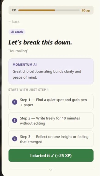 Momentum - A friend for social media addiction – screenshot 2