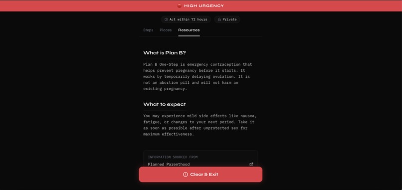 Now What: A teen sexual safety and decision-making app – screenshot 3