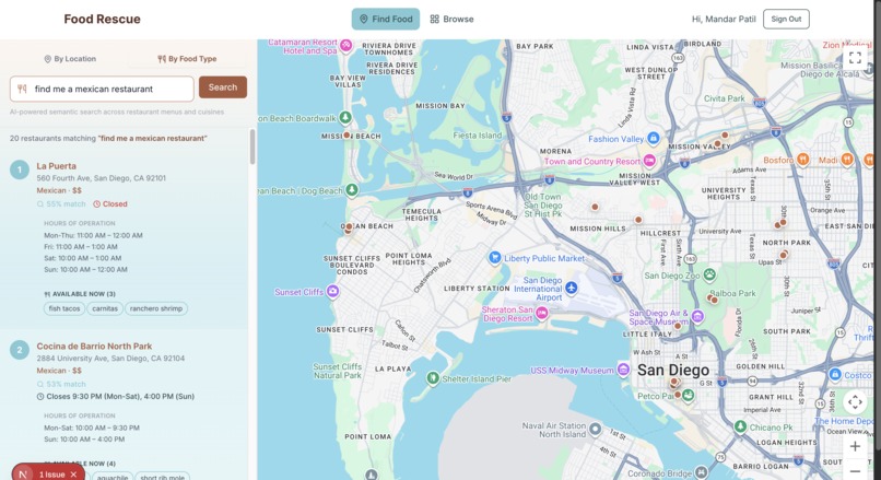 FoodRescue – screenshot 1