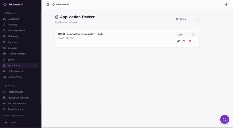 EduGrant  – screenshot 1