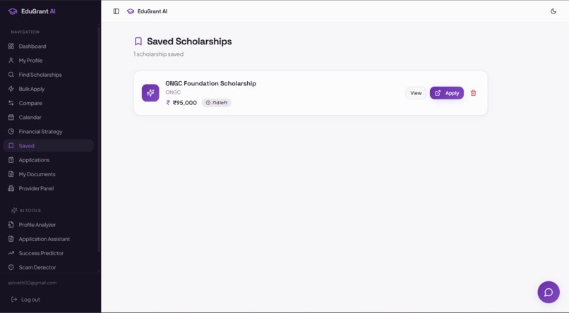 EduGrant  – screenshot 3