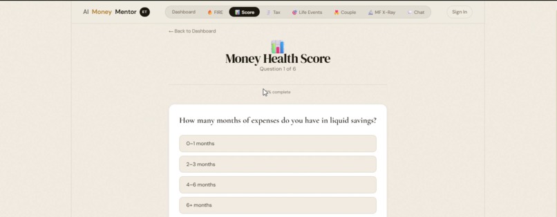 AI Money Mentor – screenshot 3