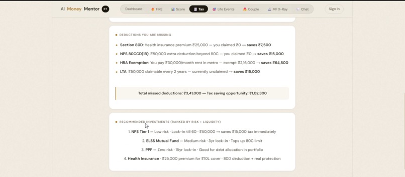 AI Money Mentor – screenshot 14