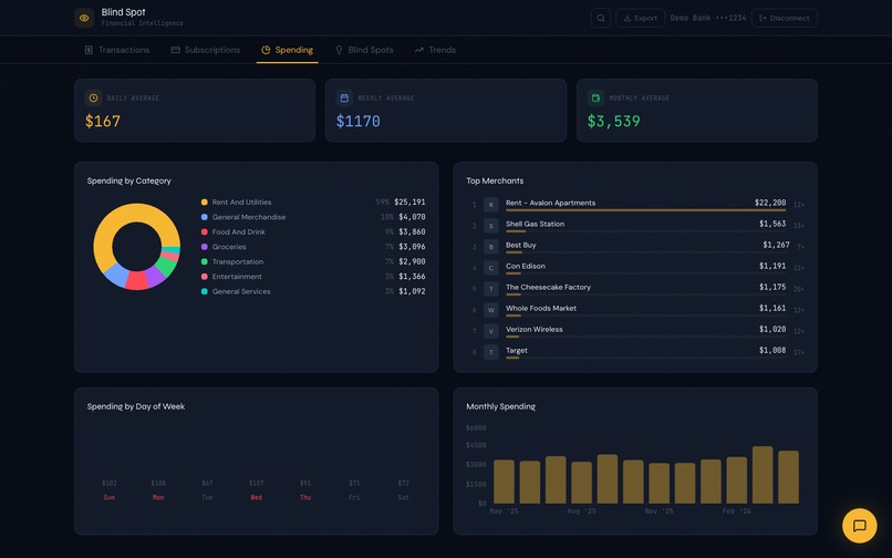 Blind Spot Finance – screenshot 2