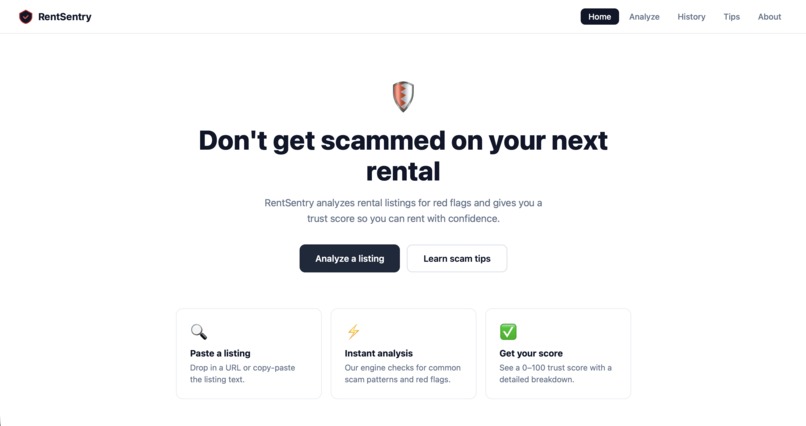 RentSentry – screenshot 1