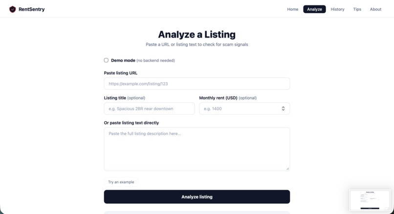 RentSentry – screenshot 2