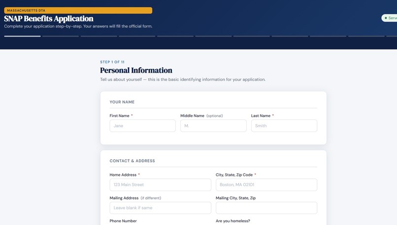 EasyFill for Benefits Applications – screenshot 2