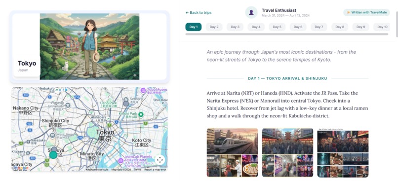 TravelMate – screenshot 2