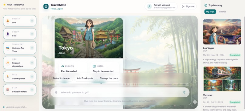 TravelMate – screenshot 1