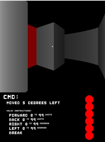 Command Line Maze Game – screenshot 1