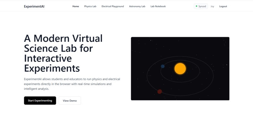 ExperimentAI – screenshot 1