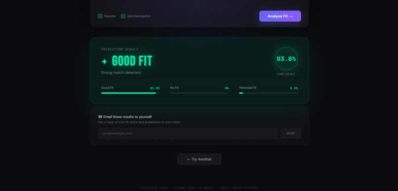 Resume Fit Analyzer – screenshot 4