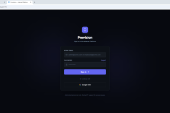 Provision-All in one company solution