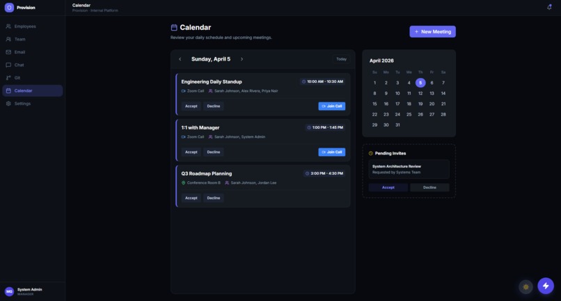 Provision-All in one company solution – screenshot 4